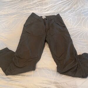 Men's Casual Jogger Style Pants - Olive Green